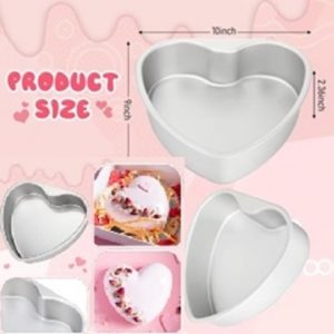 Cake Pan Heart Shape 10" X 2.3 inches