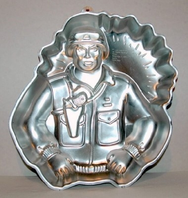 Vintage 1986 Wilton G.I. Joe Cake Pan