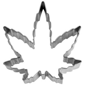 Cookie Cutter Marijuana Leaf 4 inches