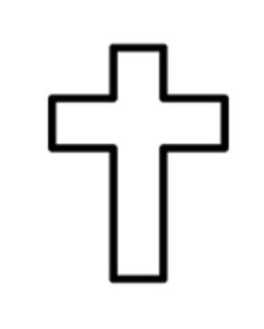 Cookie Cutter Cross 3 inches