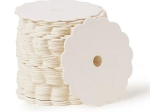Cake Pop Board White Scallop Edge 50 Count