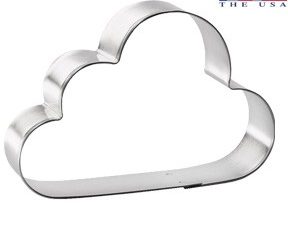 Cookie Cutter Cloud 4" Pla