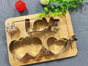 Love Heart Cookie Cutter Set of 3