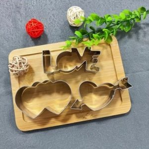 Love Heart Cookie Cutter Set of 3