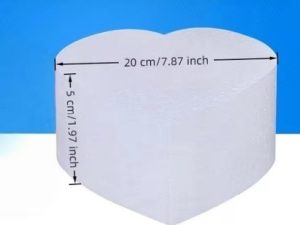 8 inch Heart Shaped Cake Dummy